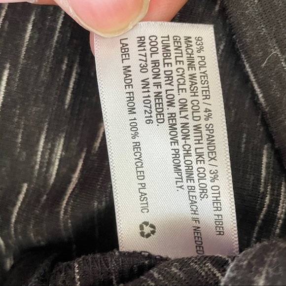 114. Merona crewneck casual tunic marbled gray sz M - Picture 9 of 9